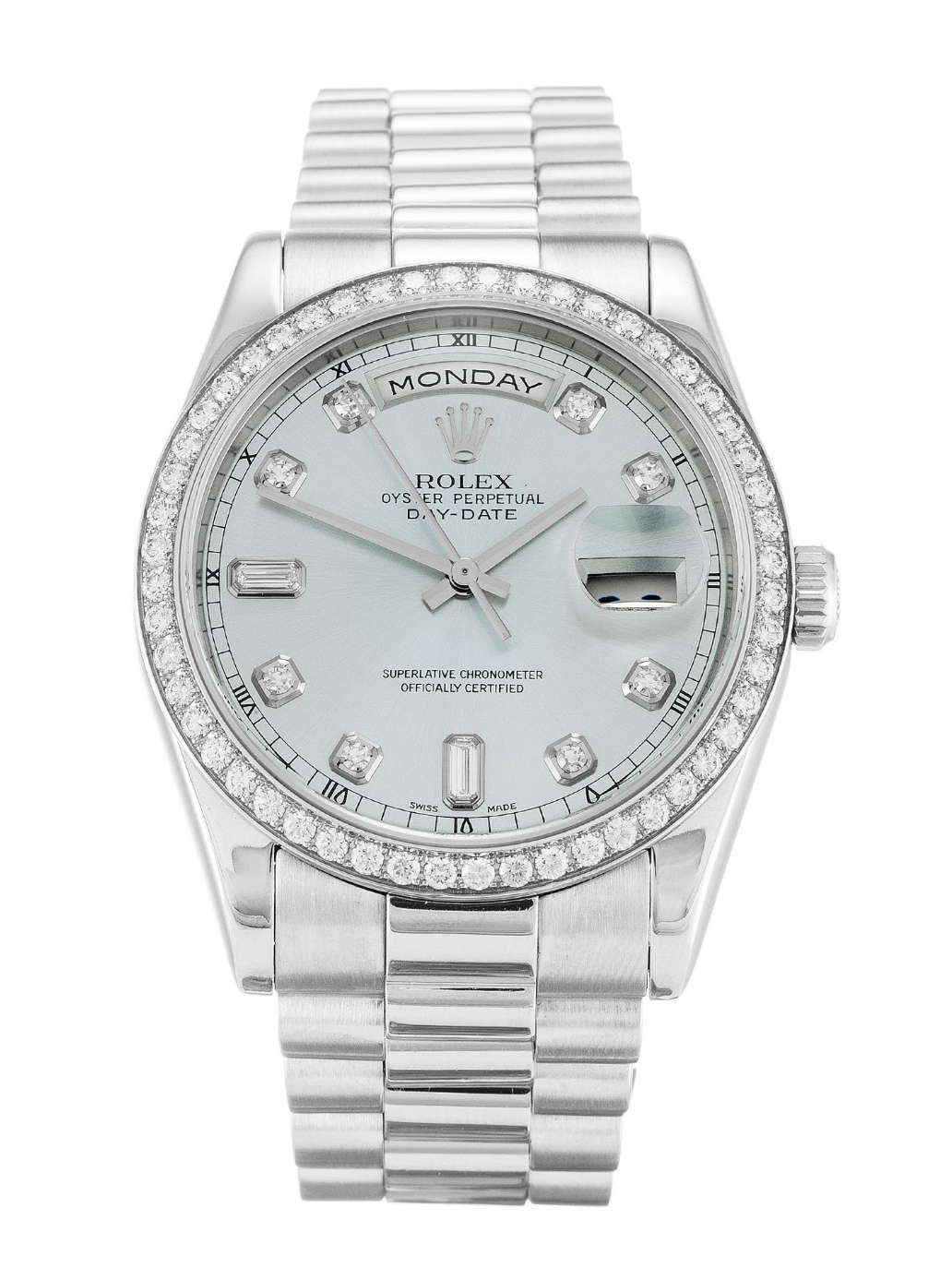 Rolex Day-Date Blue Dial 118346 - IP Empire Replica Watches