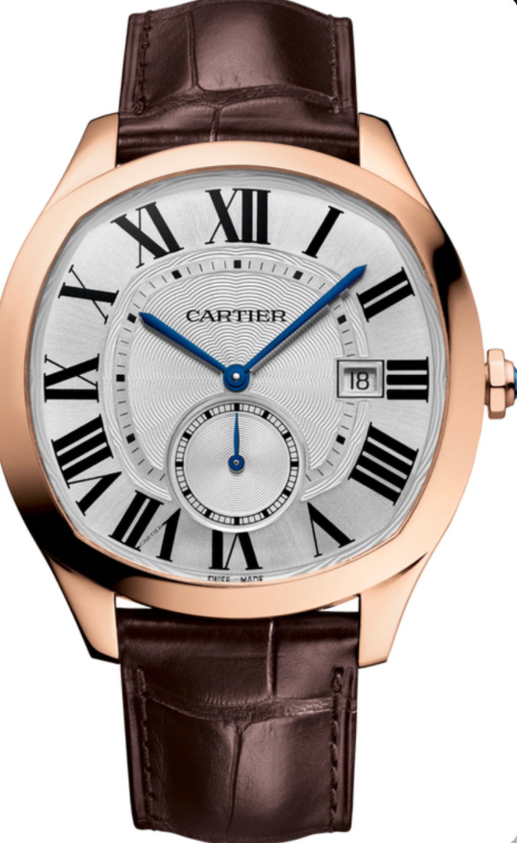 Cartier Drive 18K Rose Gold Mens Watch, WGNM0003 - IP Empire Replica Watches