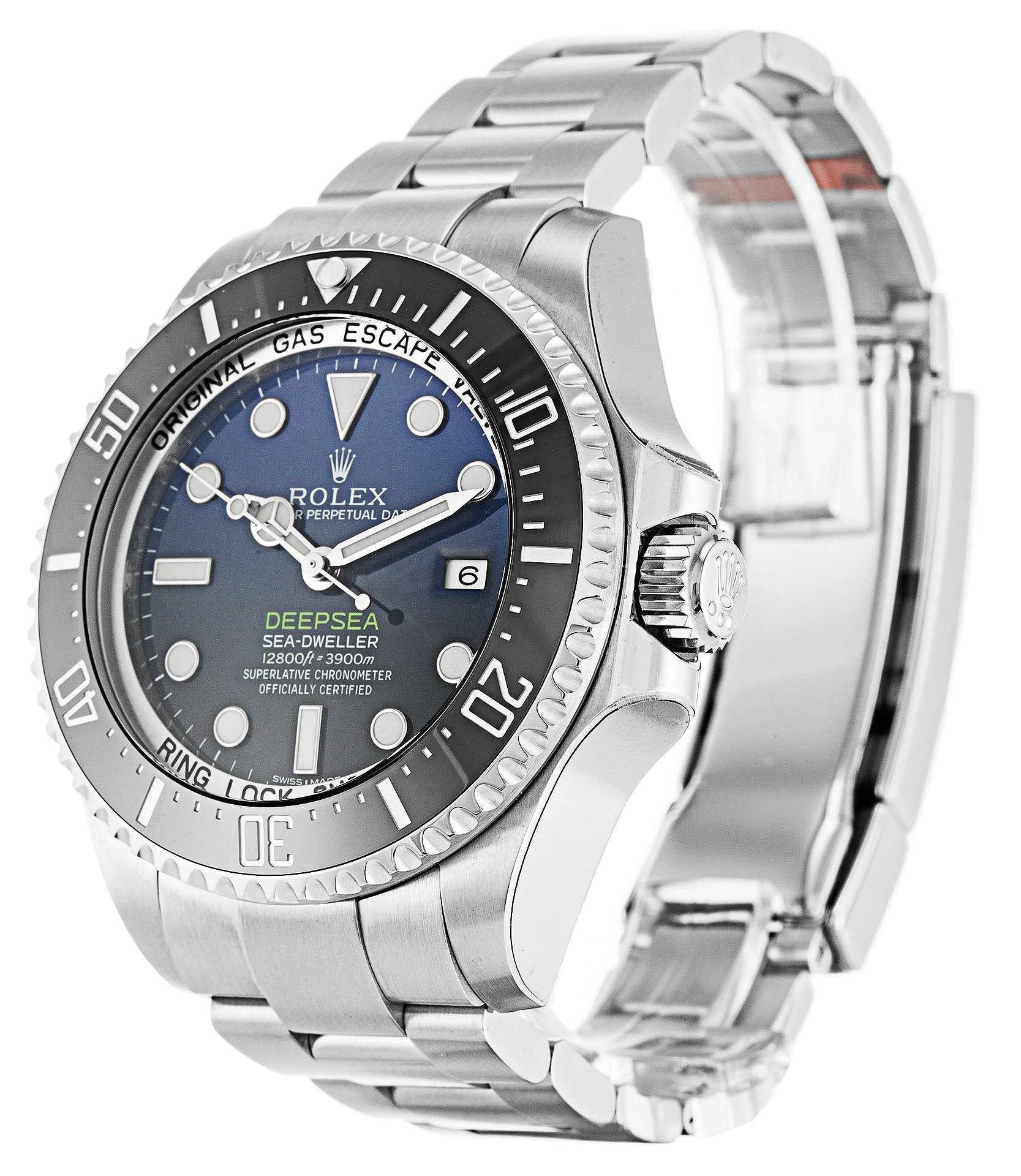 Replica Rolex Deepsea - Silver/Dark Blue - IP Empire Replica Watches