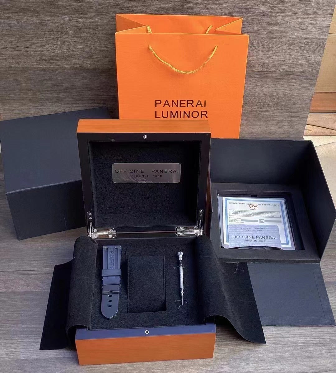 Replica Clone Panerai Watch box, Best Quality with Books and Papers - IP Empire Replica Watches