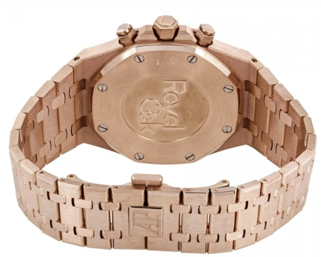 Royal Oak 67651 Ladies Rose Gold White Diamonds Bezel Dial Swiss 2713 Clone replica watch - IP Empire Replica Watches