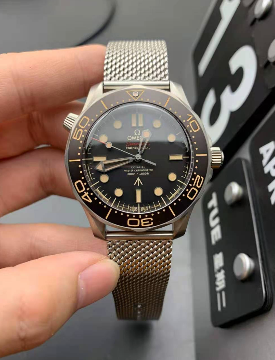 Omega Seamaster NO TIME TO DIE Watch James Bond - Replica Swiss Clone - IP Empire Replica Watches