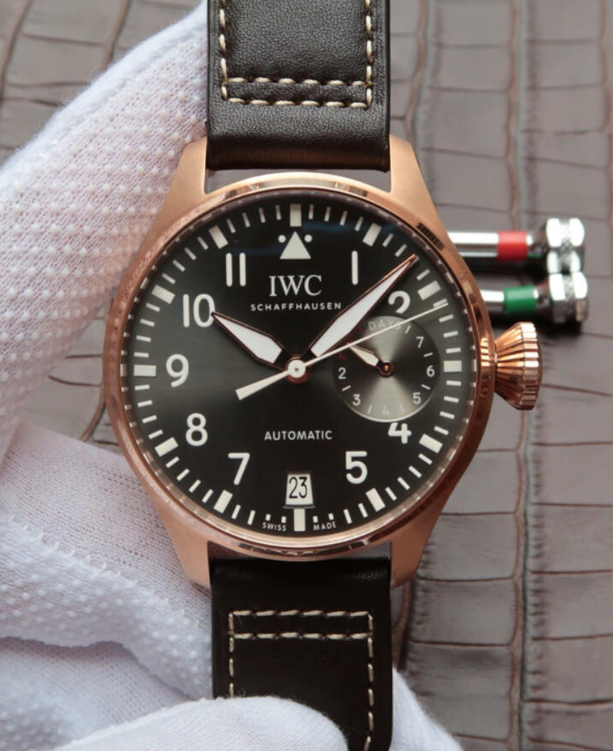 IWC Big Pilot IW500901 GM Replica Black Dial - IP Empire Replica Watches