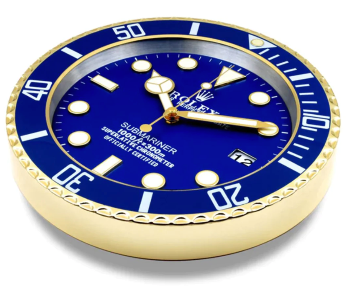 Submariner Blue / Gold Wall-clock - IP Empire Replica Watches