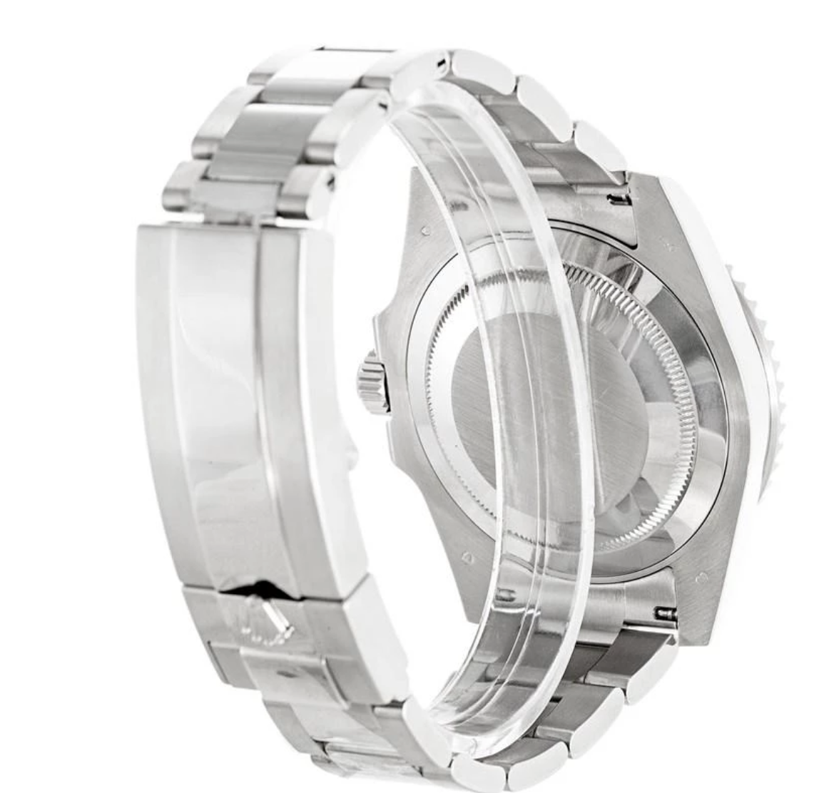 Replica Rolex Submariner Silver/Black No Date - Replica Swiss Clones Watches