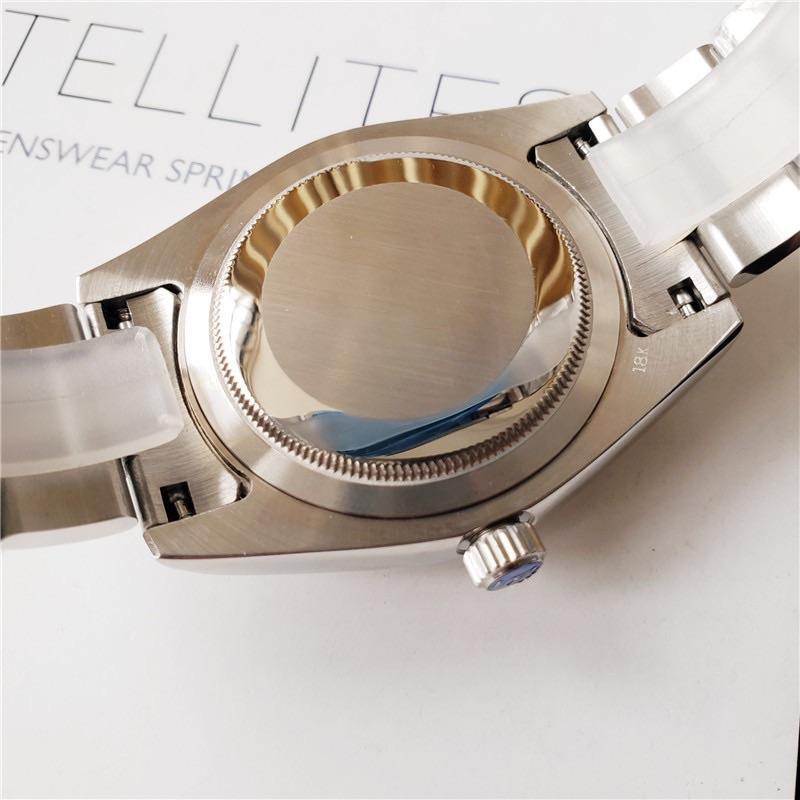 Best Swiss Clone Replica Rolex Day Date 40mm Ice Blue Arabic Dial Platinum Watch - Replica Swiss Clones Watches