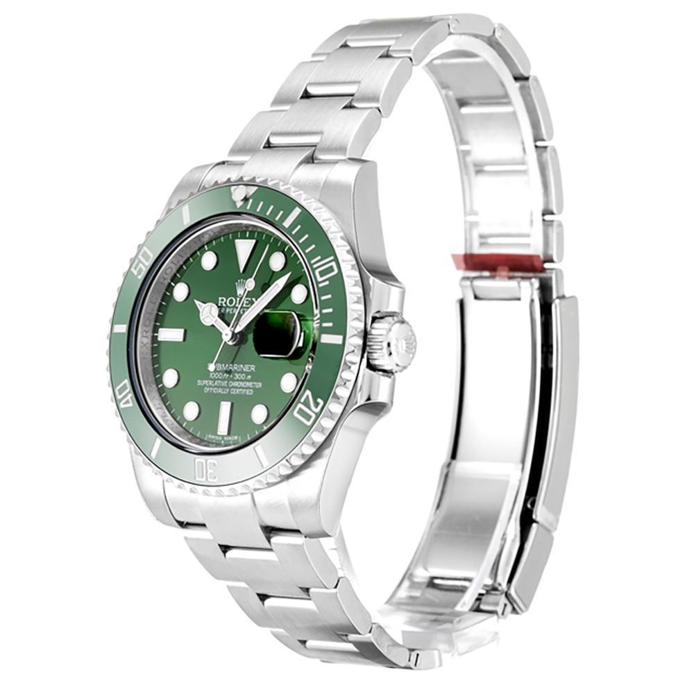 Replica ROLEX SUBMARINER GREEN DIAL 116610LV - Replica Swiss Clones Watches